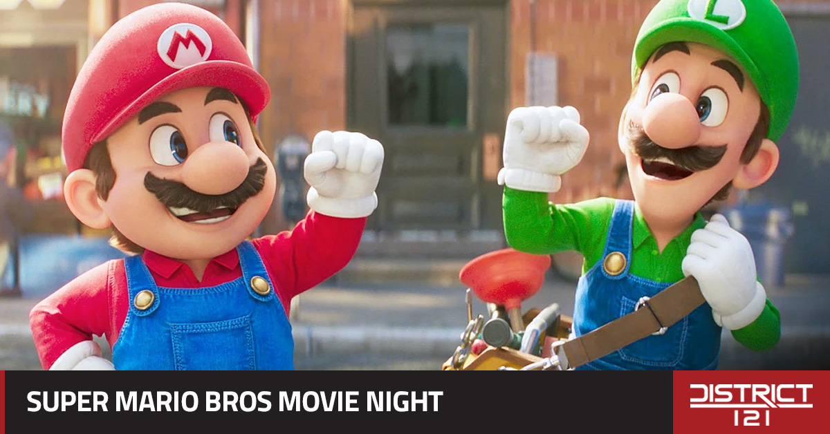 Movie night at District 121 showcases “Super Mario Bros.”