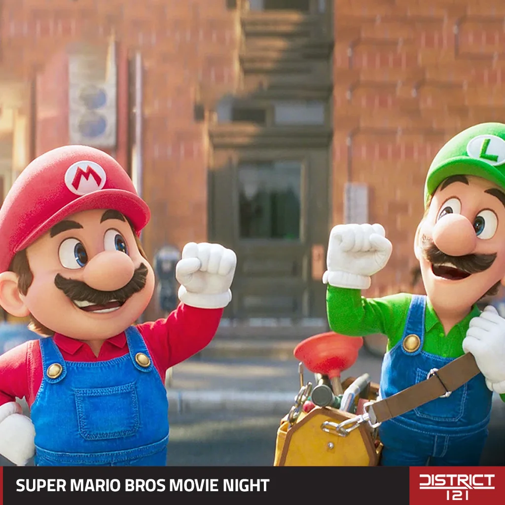 Movie night at District 121 showcases “Super Mario Bros.”