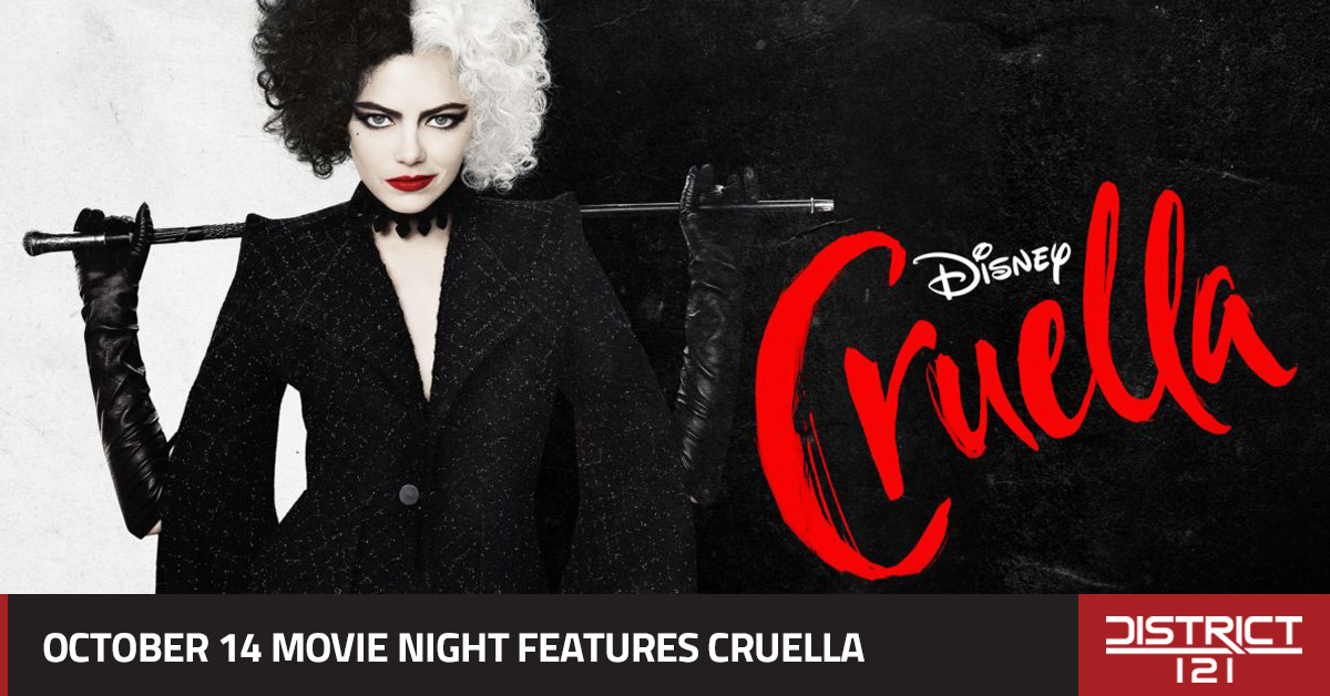McKinney movie night features “Cruella.”