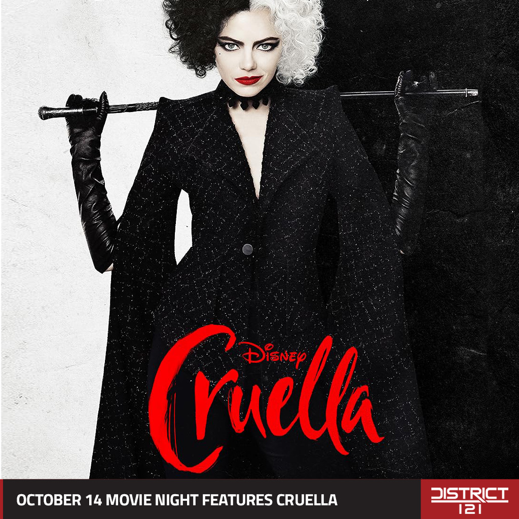 McKinney movie night features “Cruella.”
