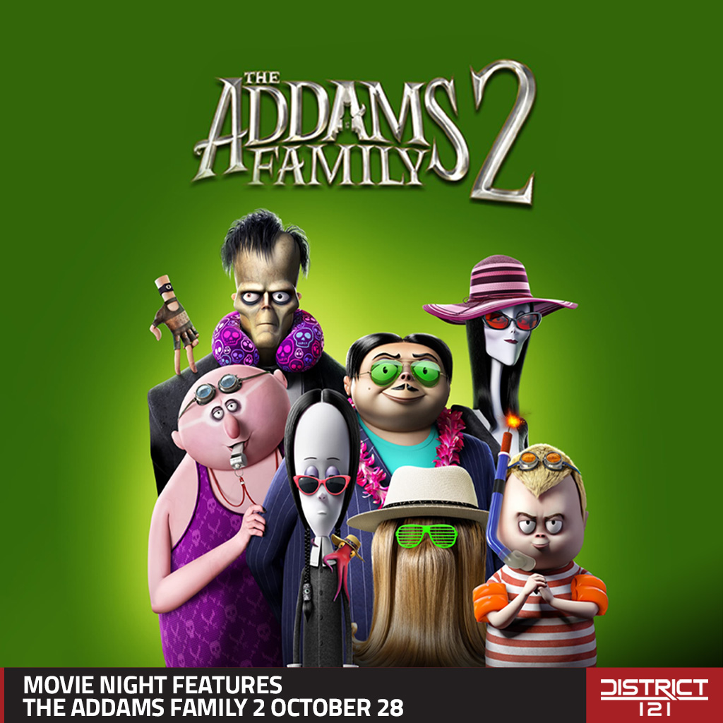 District 121’s movie night showcases “The Addams Family 2.”