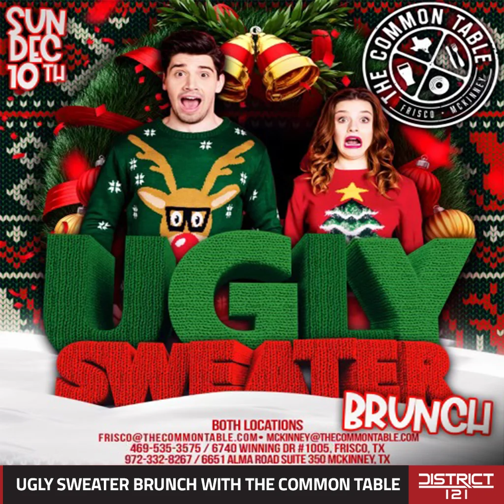 Ugly Sweater Brunch presented by The Common Table.