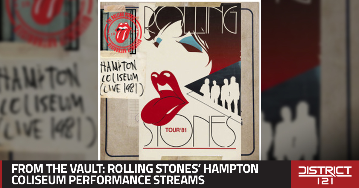 McKinney streams the Rolling Stones at Hampton Coliseum.