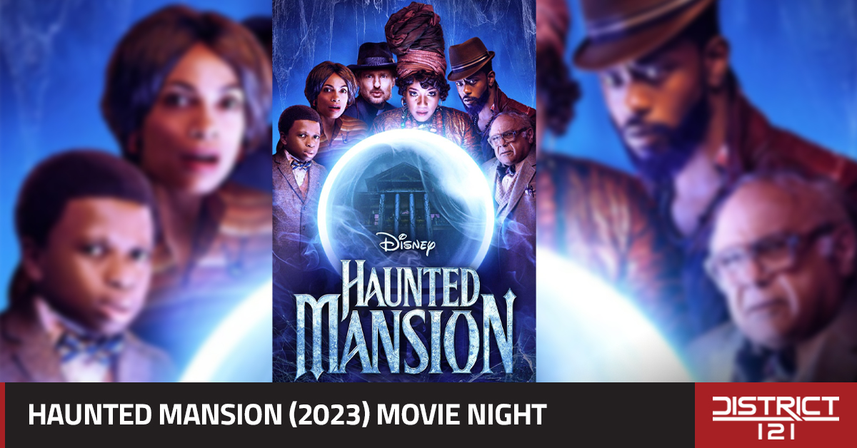 Movie night features Disney film “Haunted Mansion” (2023).