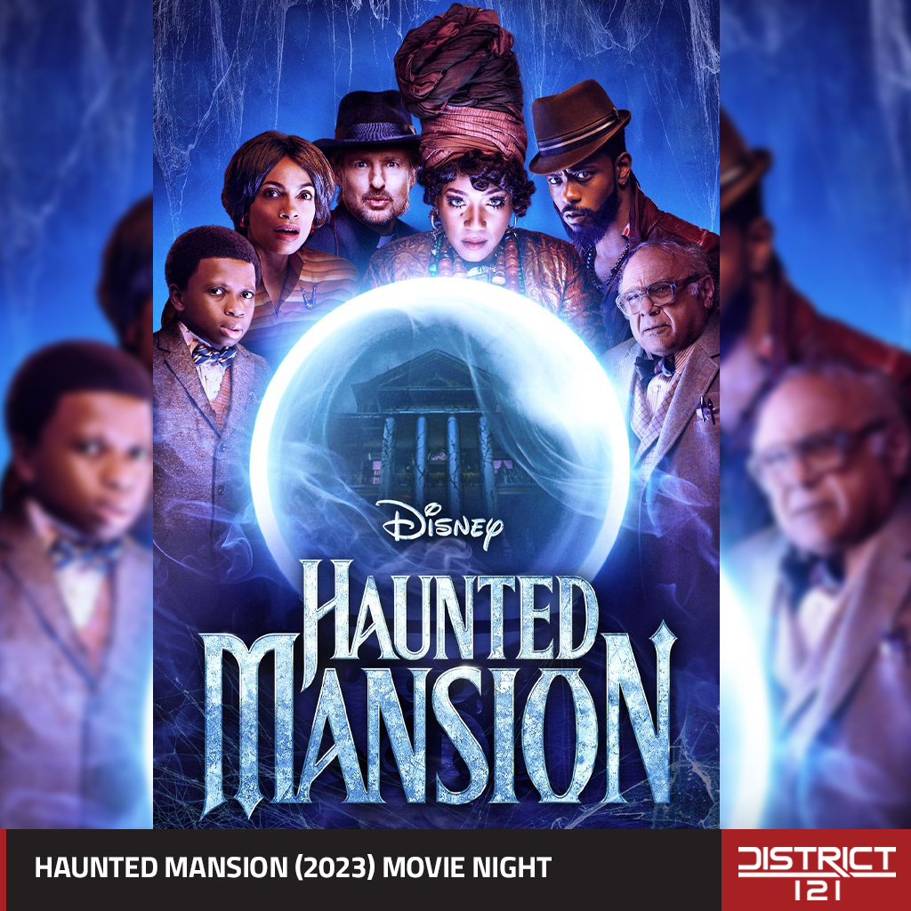 Movie night features Disney film “Haunted Mansion” (2023).