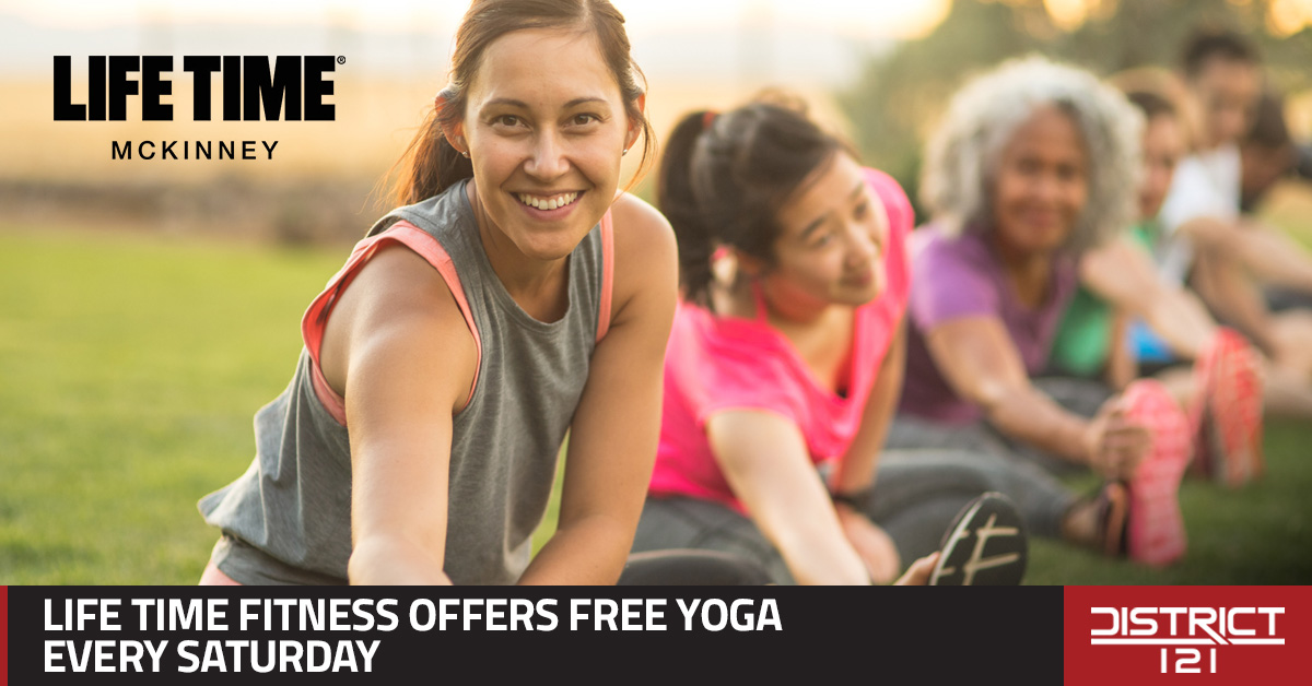 Free yoga class every Saturday in April.