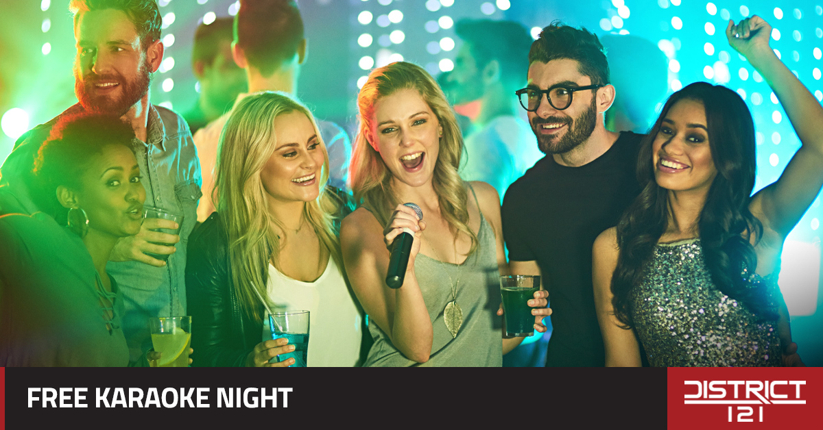 Karaoke in McKinney, Texas.