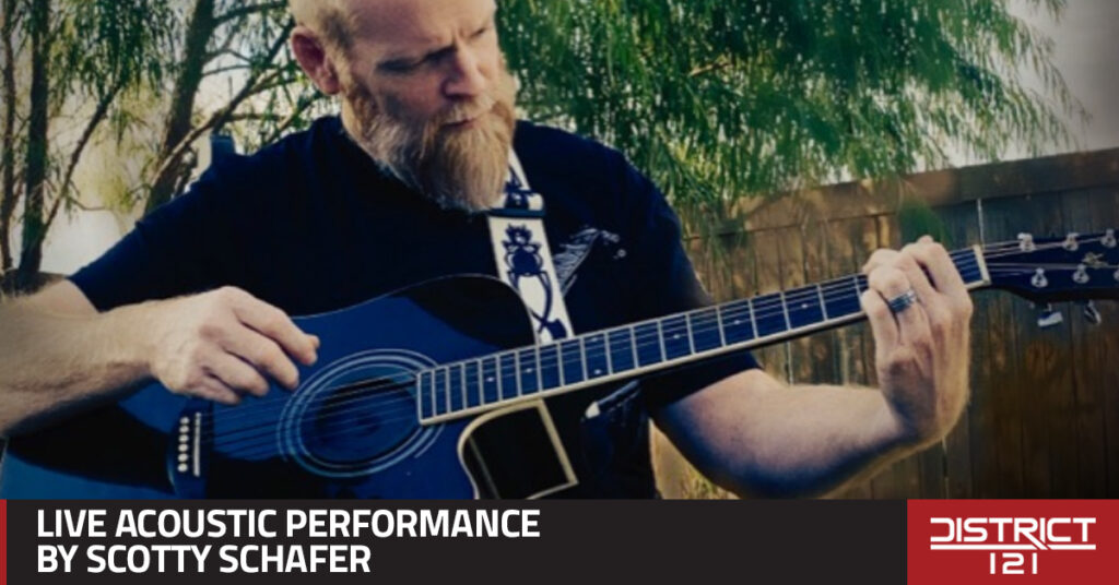 Scotty Schafer performs live in McKinney, Texas.