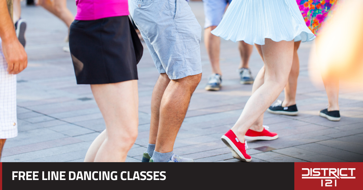 Line dance class in McKinney, Texas.