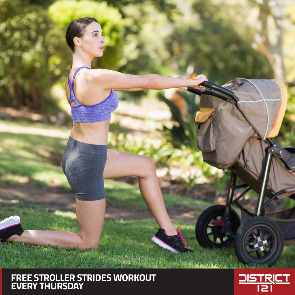 July Stroller Strides workouts in McKinney.