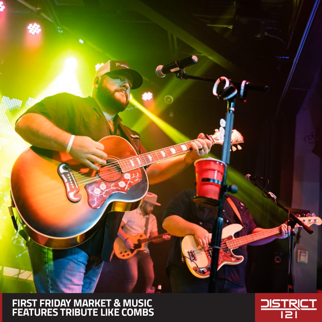 First Friday Market & Music with tribute band Like Combs.