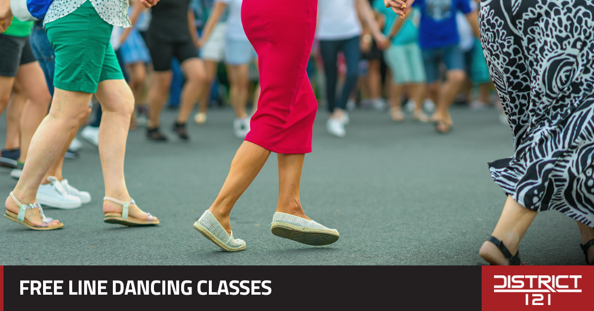 Free line dance class in McKinney, Texas.