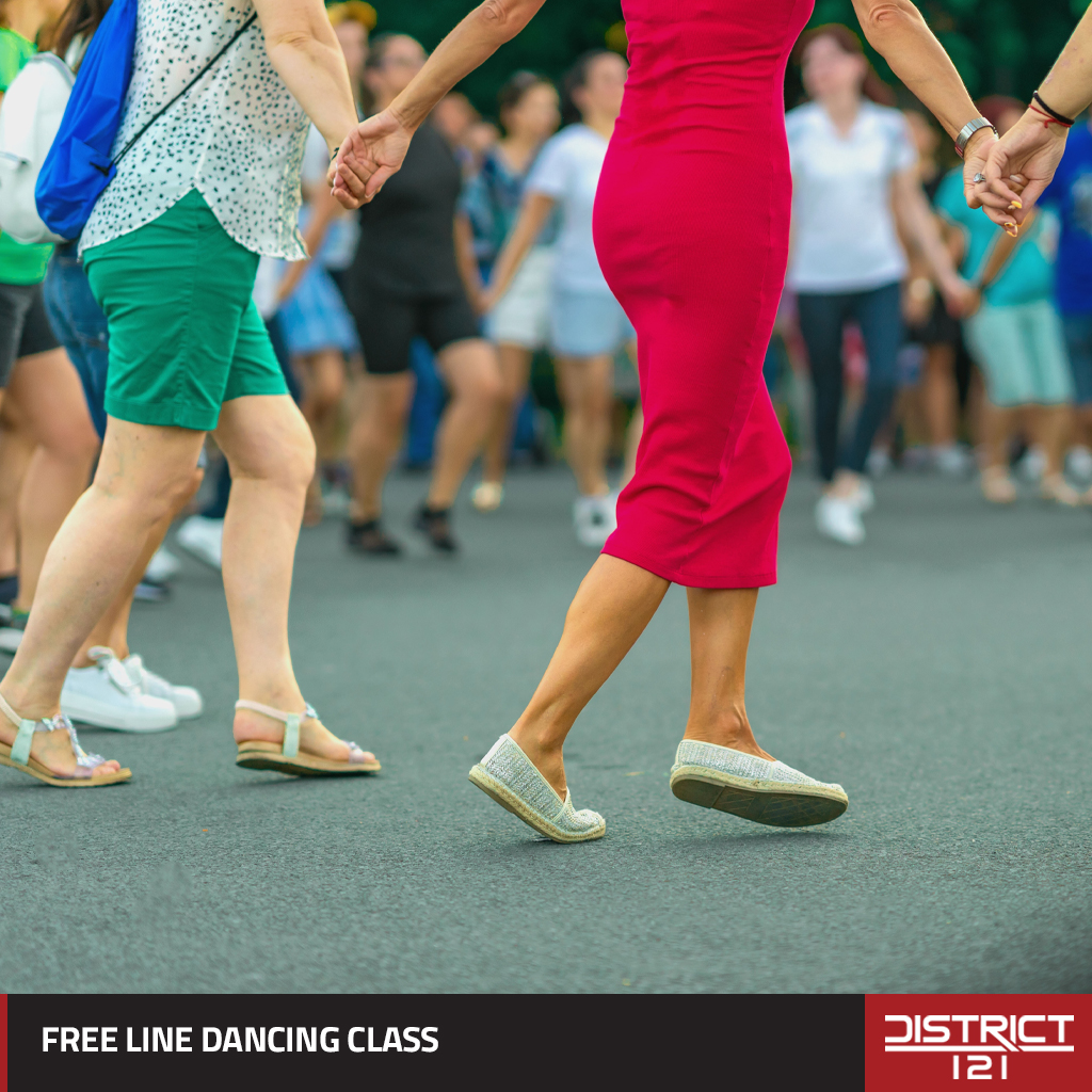 Free line dance class in McKinney, Texas.
