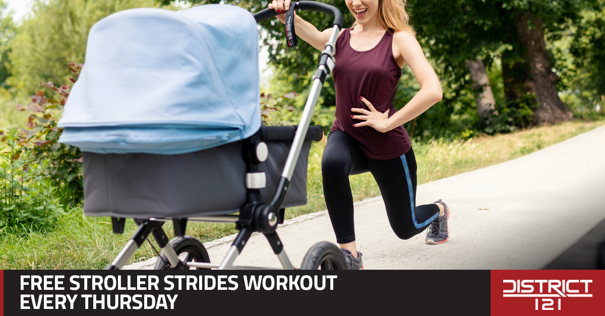 Stroller Strides workout in August.