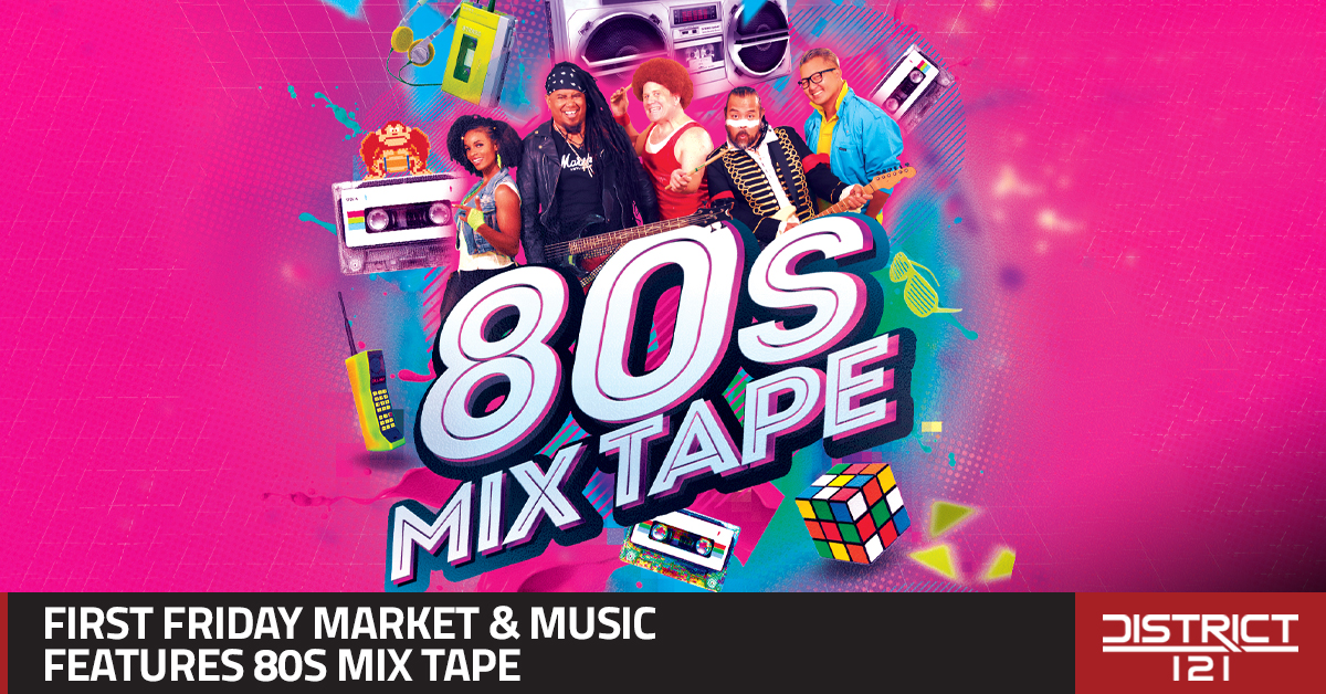 80s Mix Tape performs at McKinney’s First Friday Market & Music.